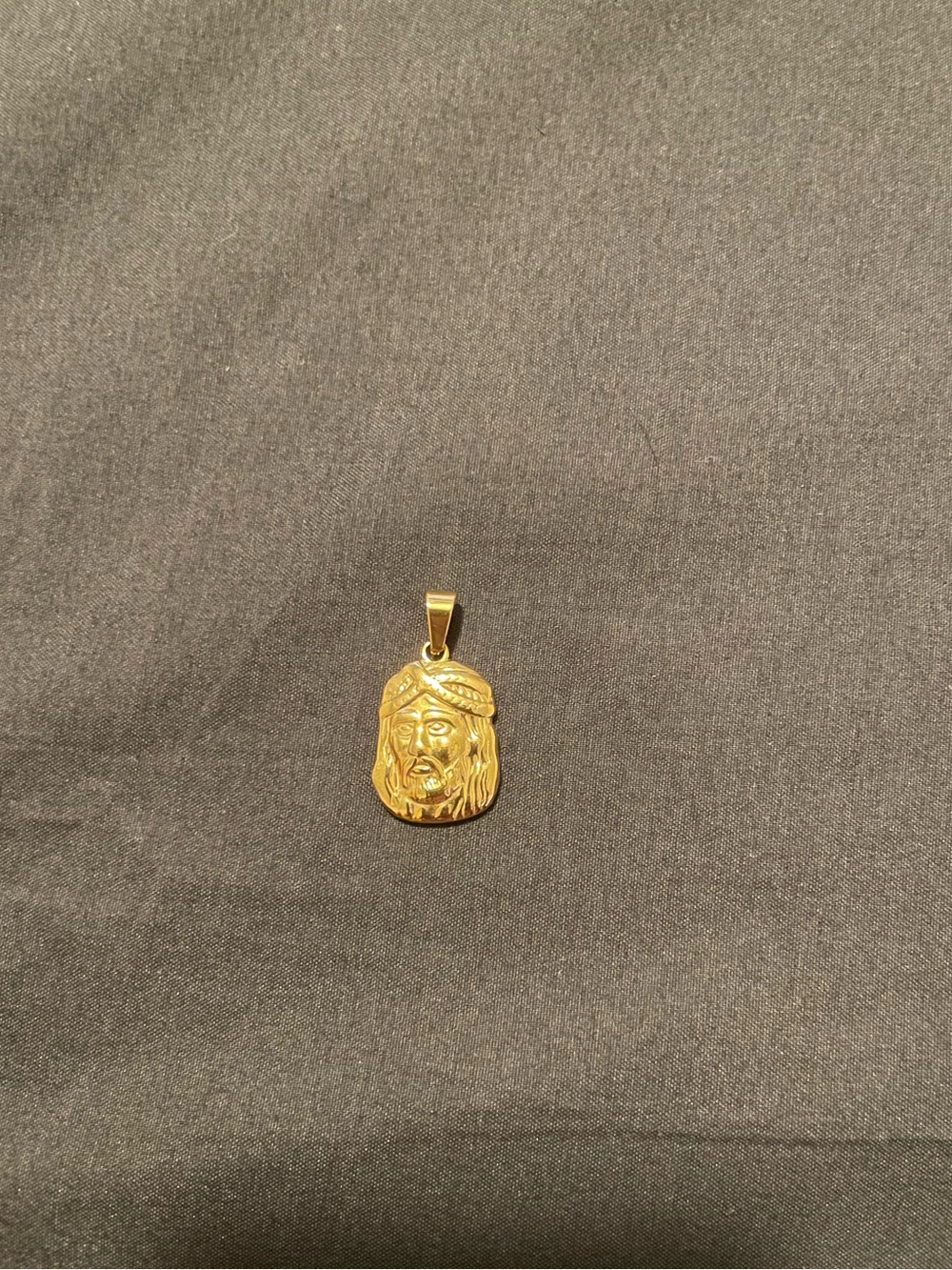 NWT - Goldenhour 14k gold finish pendant - Jesus
